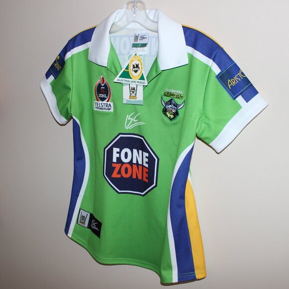 BNWT❤️vintage 2005 Canberra Raiders women's rugby jersey ISC home shirt NRL - Picture 13 of 13